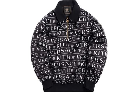 kith x versace quarter zip pullover|Versace kith quarter zip.